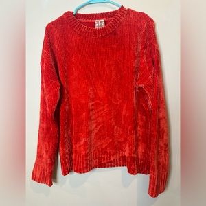 Fun velvety feel sweater purchased from Billabong store.  Sadie and Sage brand